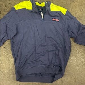 Vineyard Vines Blue and Yellow Shep Shirt